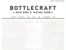 Tablet Screenshot of bottlecraftbeer.com